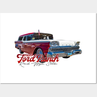 1959 Ford Ranch Station Wagon Posters and Art